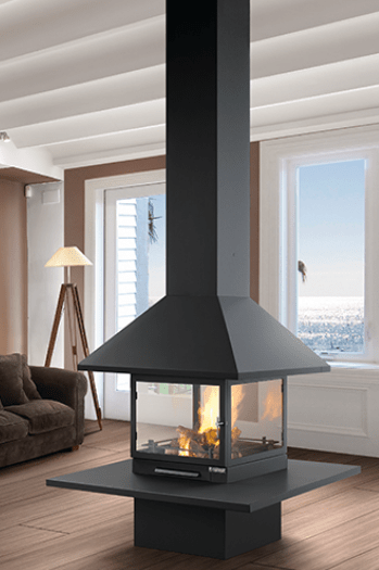 Vulcano Central Fireplace