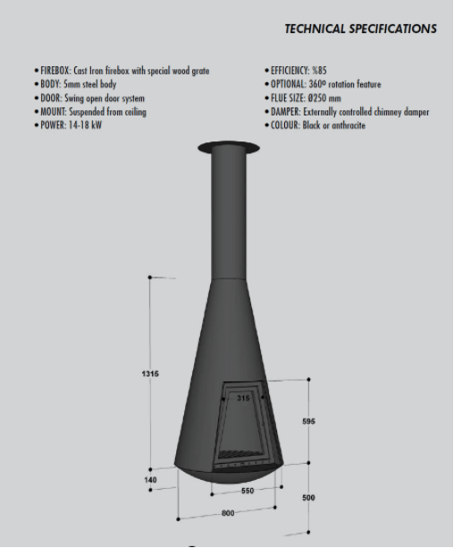 Drop Fireplace