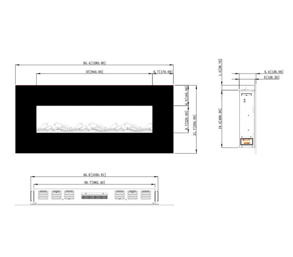 DIMPLEX MARS BLACK