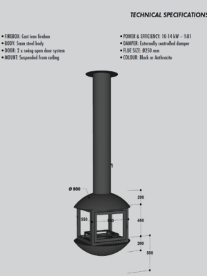 Lantern Fireplace