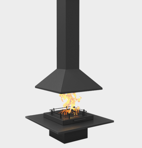 Vulcano Central Fireplace