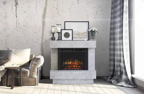Dimplex Avalone White/ Concrete